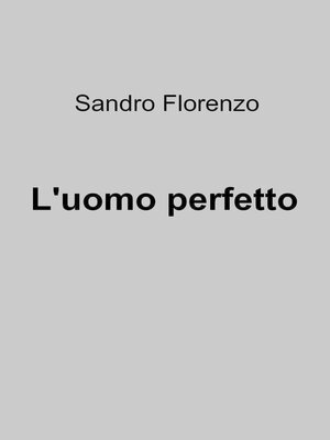 cover image of L'uomo perfetto